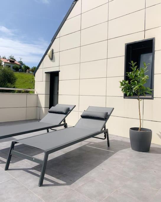 Atico Con Esplendida Terraza Apartment Comillas Bagian luar foto